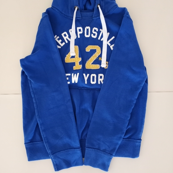 Men's Aeropostale Pullover Graphic Hoodie Size XS - Picture 5 of 14